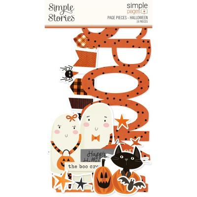 Simple Stories Simple Pages Pieces Die Cuts - Halloween